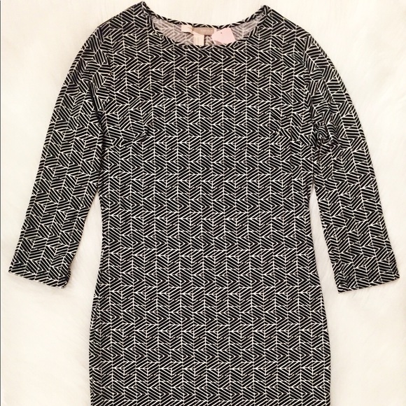NWT Geometric Patterned Fitted Dress - Picture 3 of 8